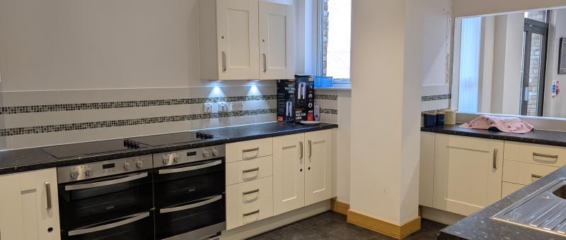 Image of the residents kitchen by the lounge